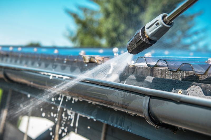 Using Water to Clean Gutters